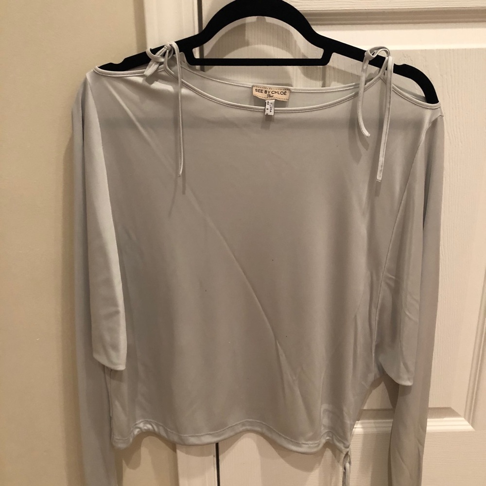 See by Chloe baggy cropped shirt size 42